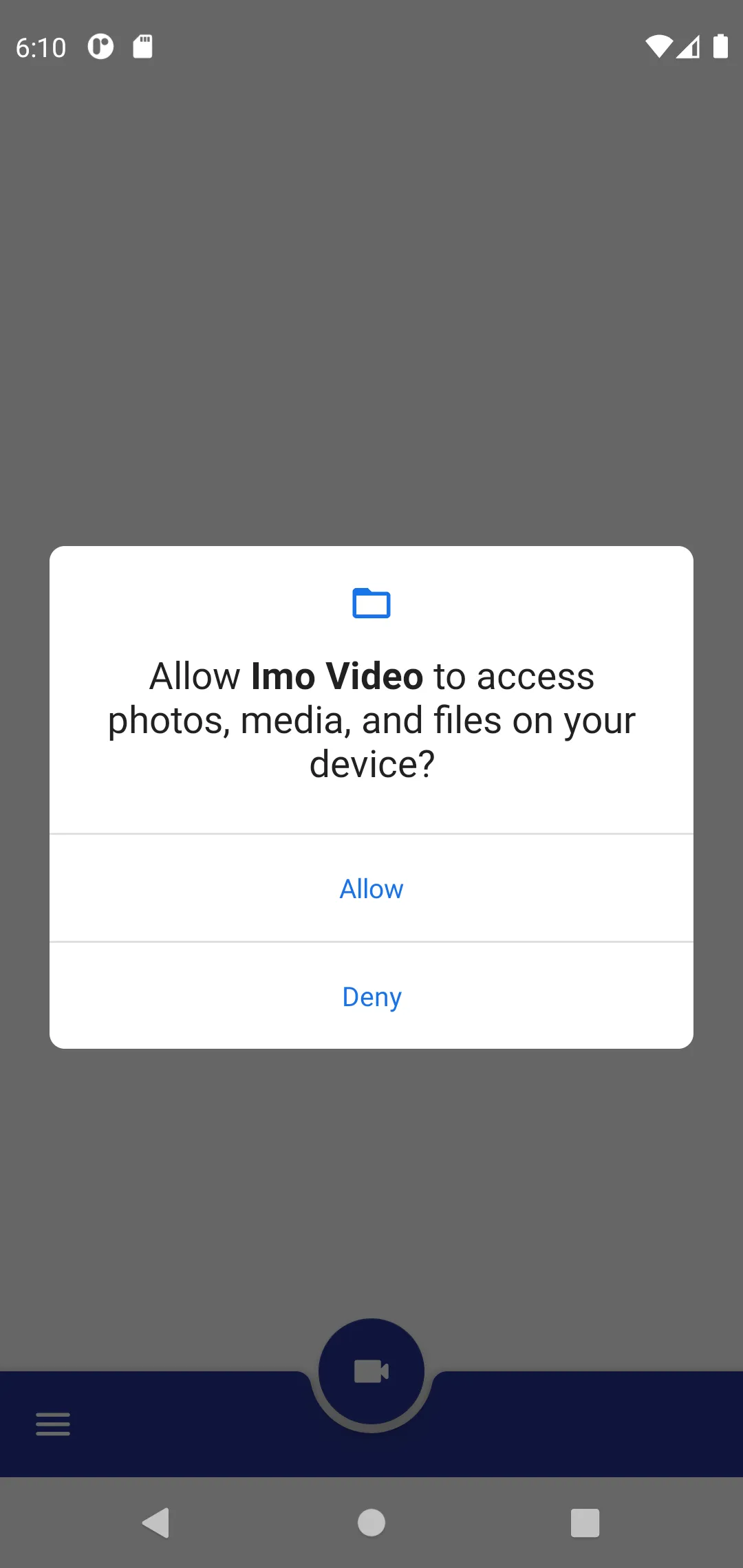 Video call Recorder imo, autor | Indus Appstore | Screenshot