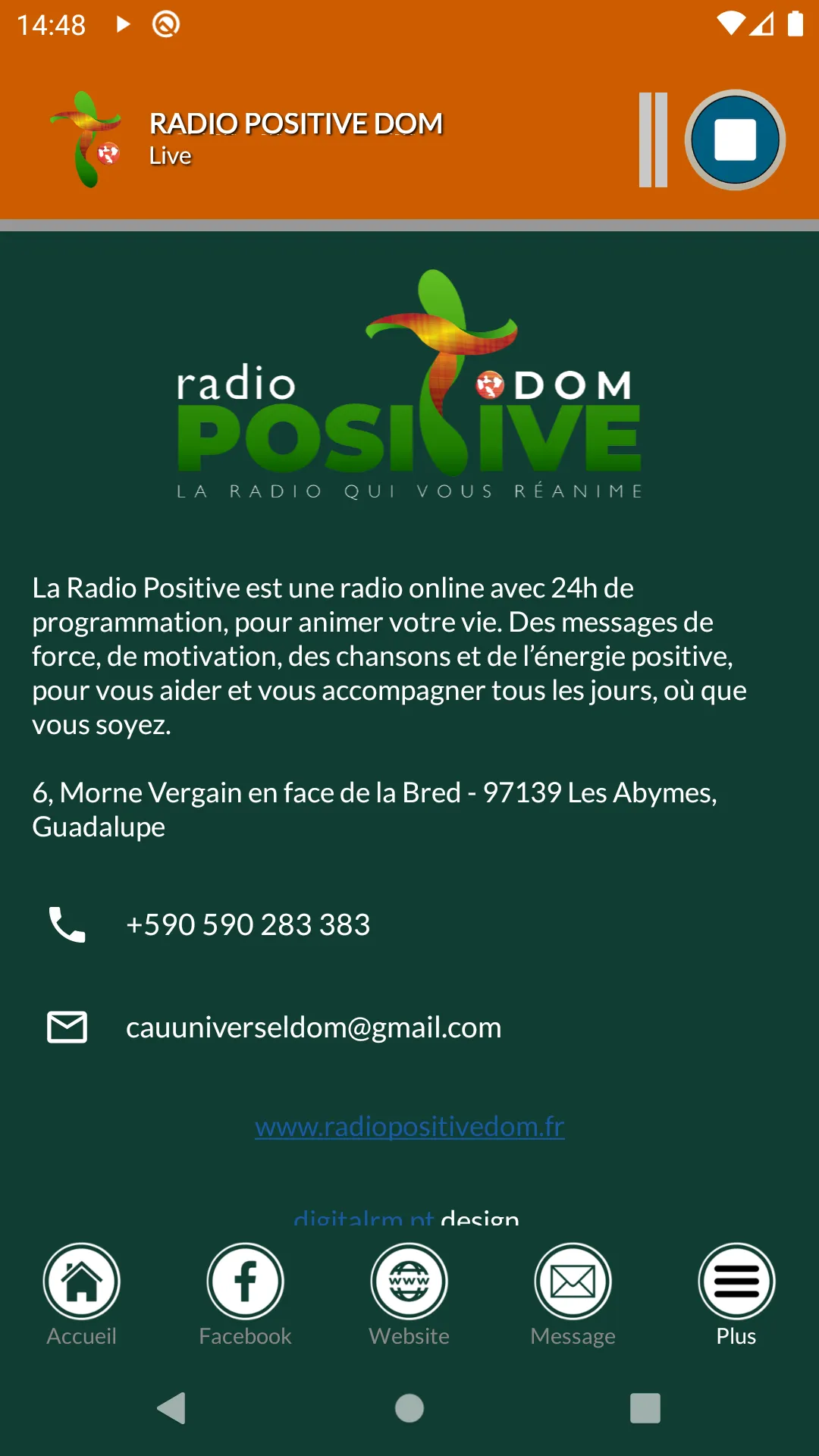 Radio Positive DOM | Indus Appstore | Screenshot