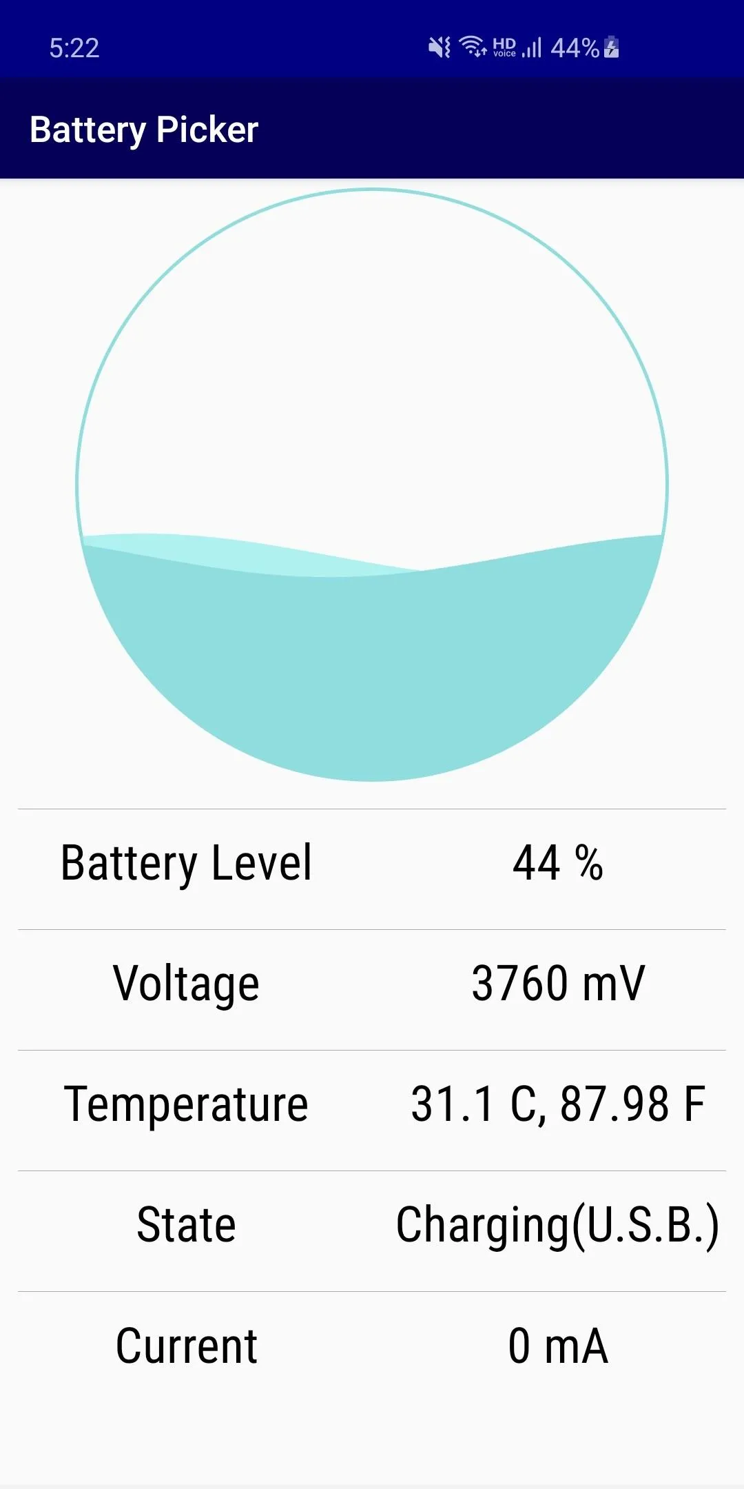 Battery Status Information | Indus Appstore | Screenshot