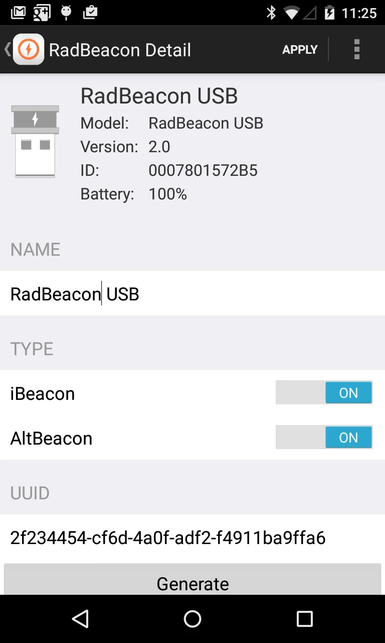 RadBeacon | Indus Appstore | Screenshot