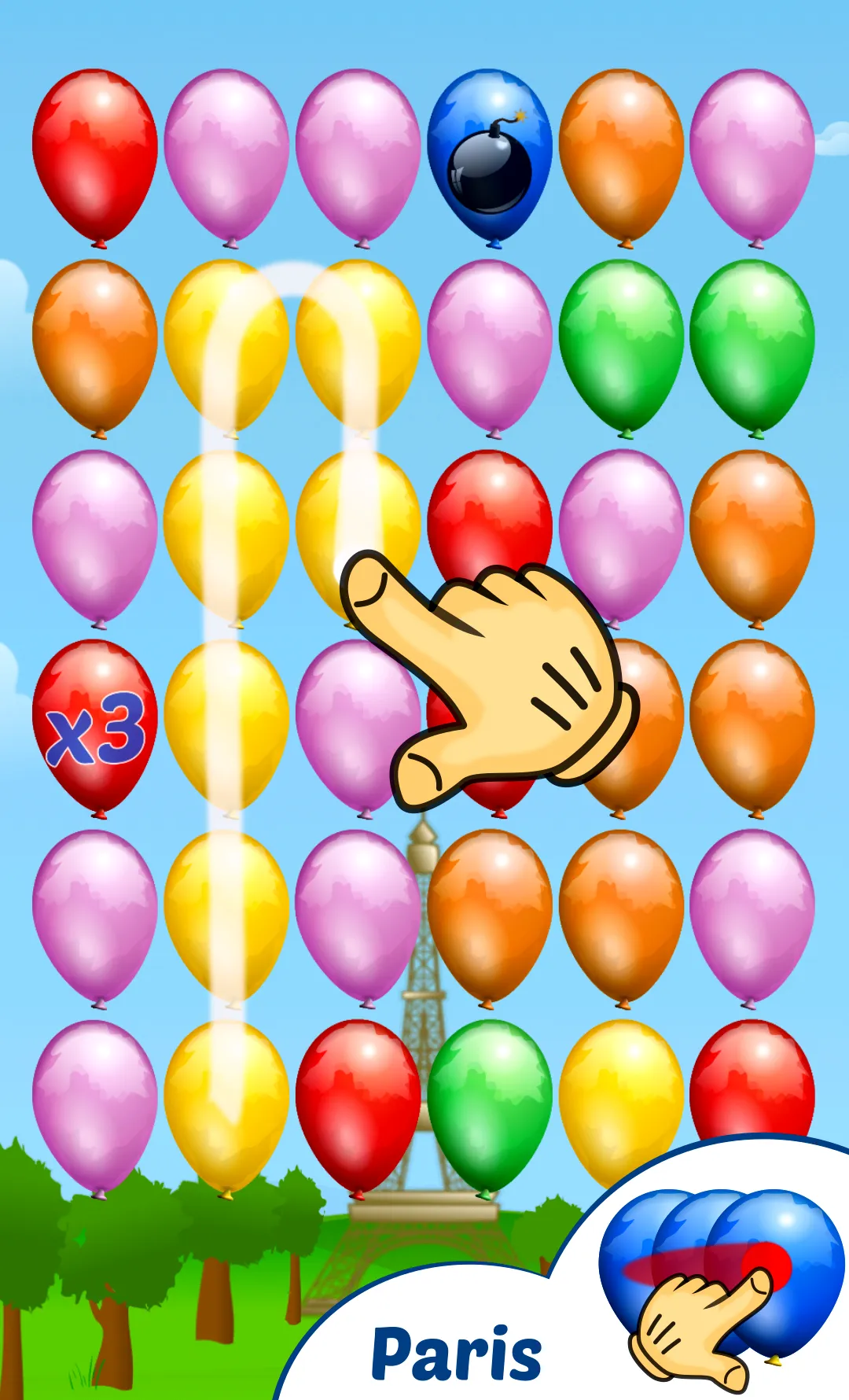 Boom Balloons: pop and splash | Indus Appstore | Screenshot