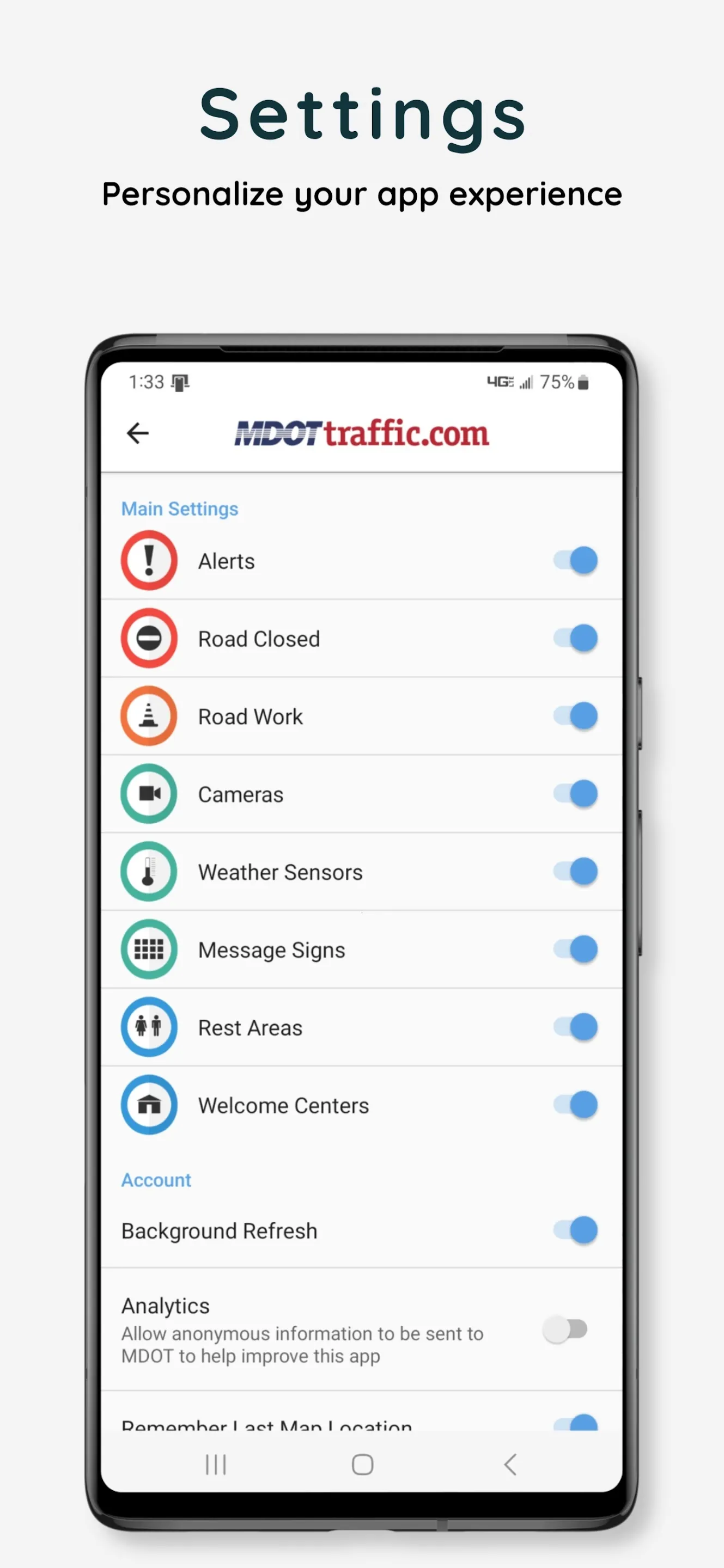 MDOT Traffic (Mississippi) | Indus Appstore | Screenshot