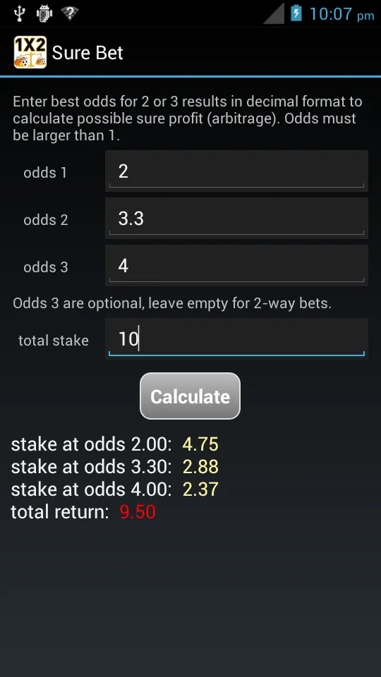 Sure Bet | Indus Appstore | Screenshot