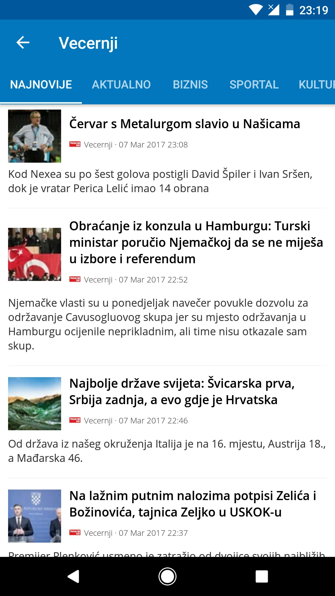 Croatia News (Hrvatska) | Indus Appstore | Screenshot