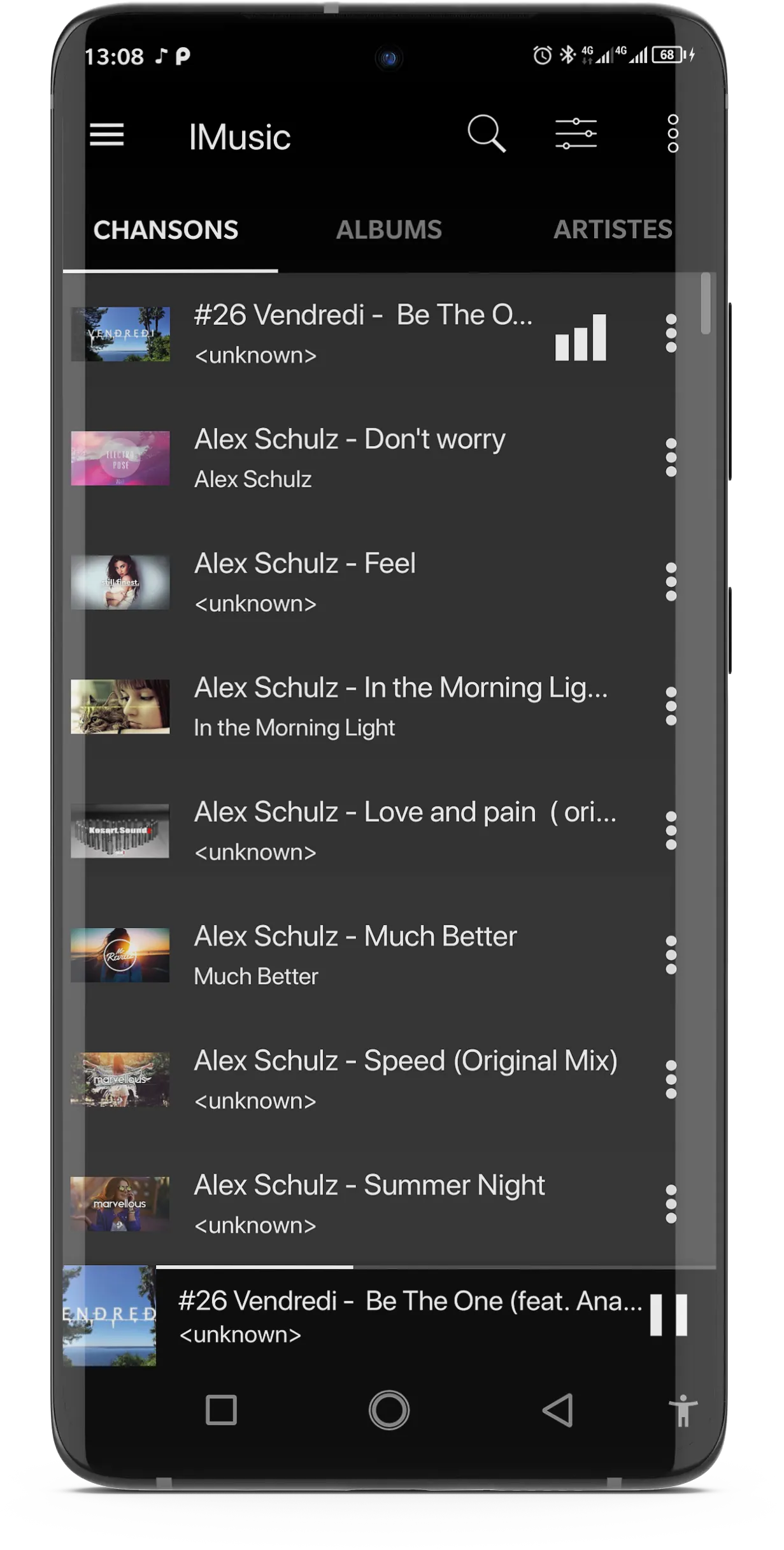 IMusic - Sleek Music Player | Indus Appstore | Screenshot