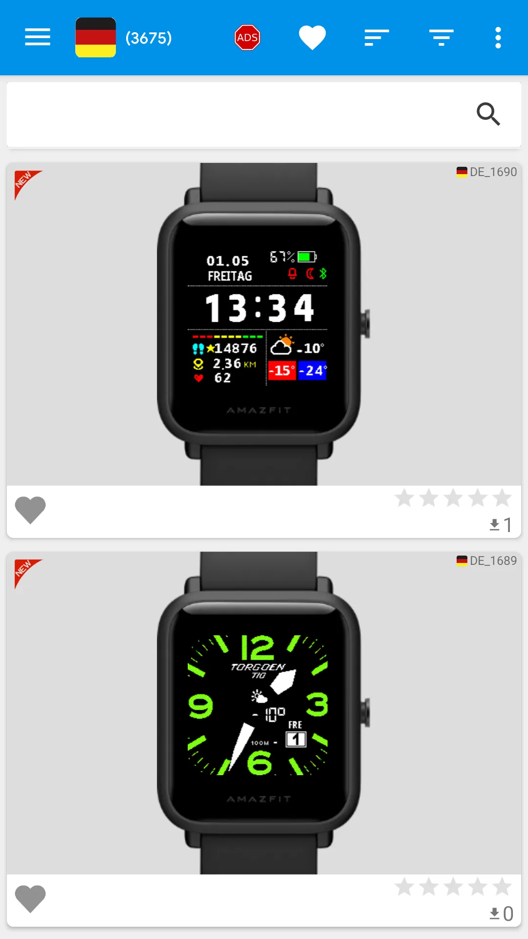 Amazfit Bip S Watchfaces | Indus Appstore | Screenshot