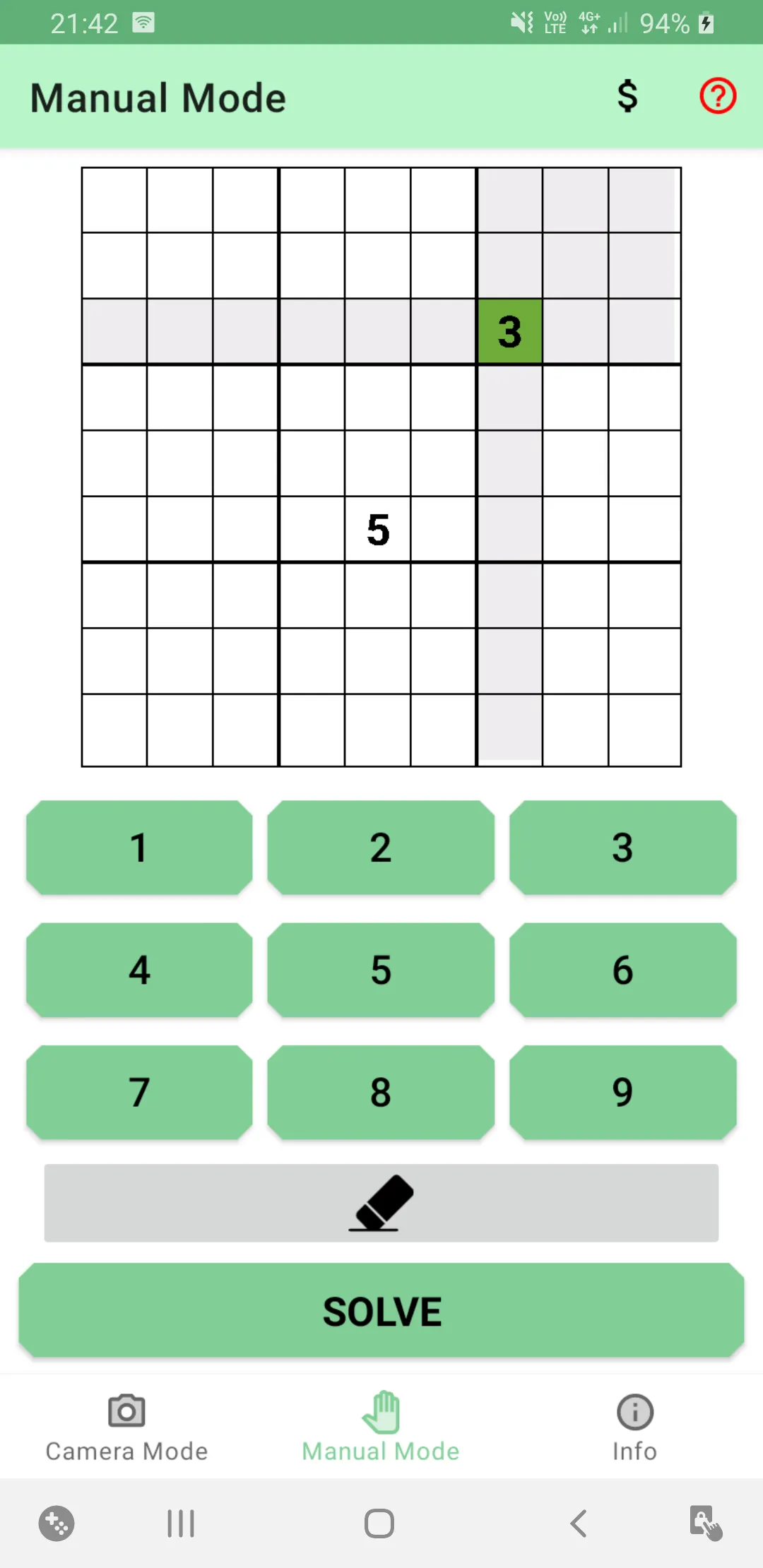 Sudoku Solver (Camera) | Indus Appstore | Screenshot