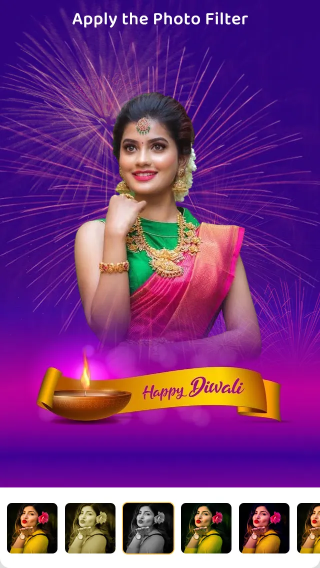 Diwali Photo Frame | Indus Appstore | Screenshot