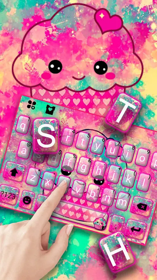 Tasty Cupcake Keyboard Theme | Indus Appstore | Screenshot