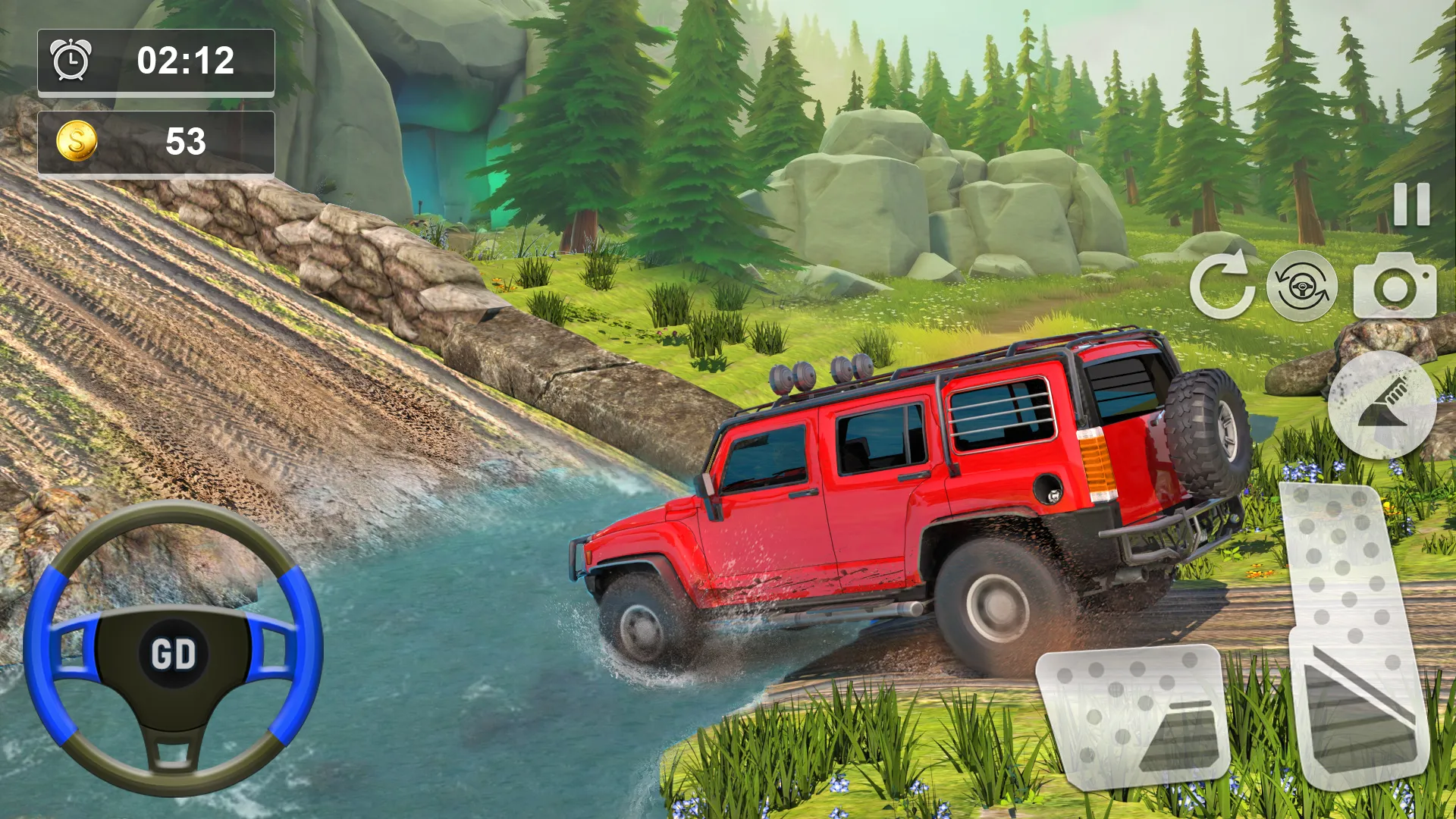 Offroad Jeep Driving - 3D Game | Indus Appstore | Screenshot