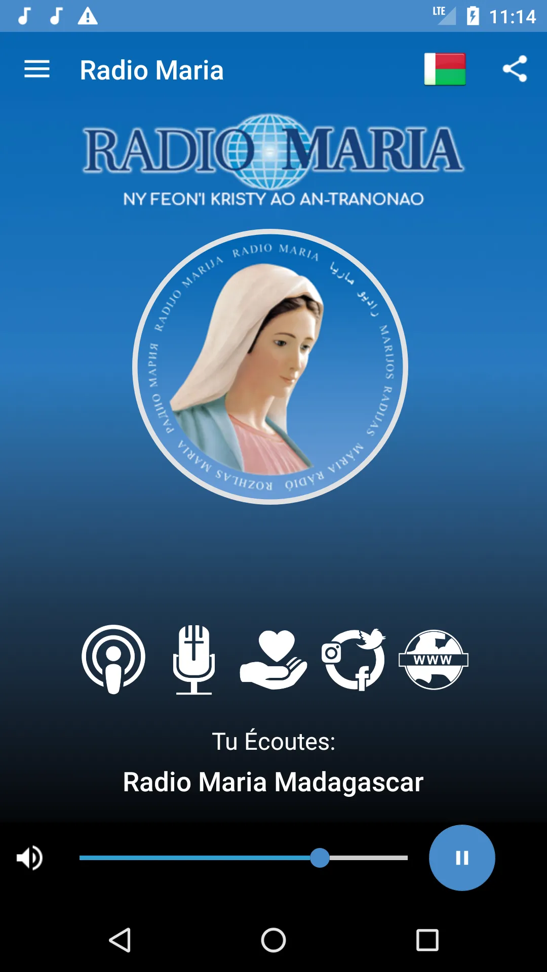 Radio Maria Madagascar | Indus Appstore | Screenshot