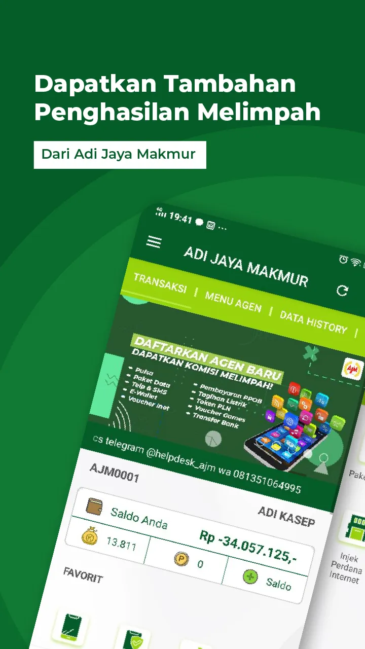 Agen Pulsa - Adijaya Makmur | Indus Appstore | Screenshot