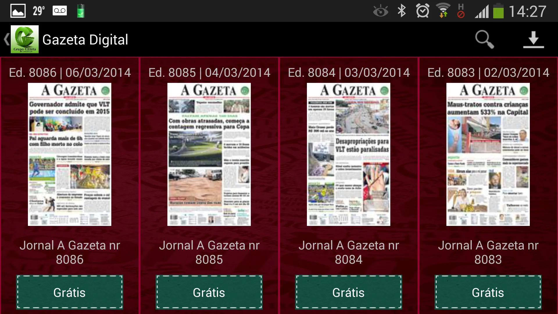 Gazeta Digital | Indus Appstore | Screenshot