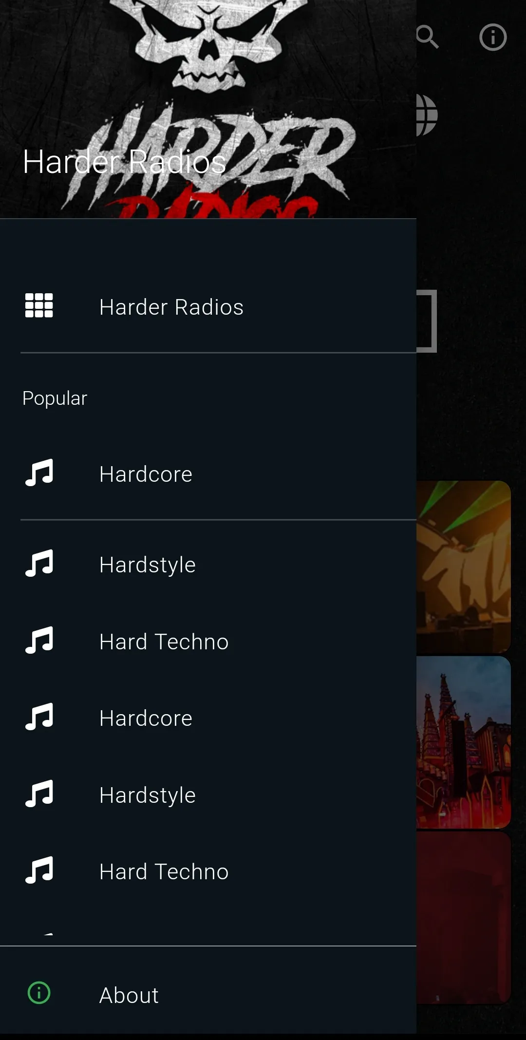 Harder Radios | Indus Appstore | Screenshot