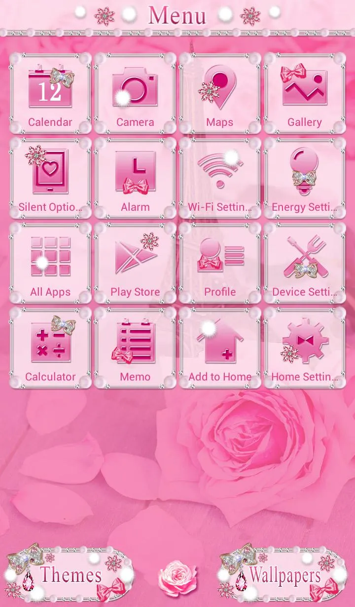 Roses & Paris Theme +HOME | Indus Appstore | Screenshot