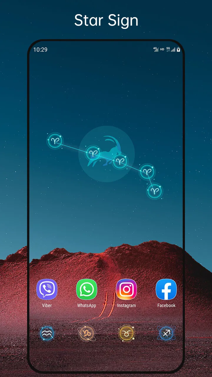 Horoscope Launcher - star sign | Indus Appstore | Screenshot