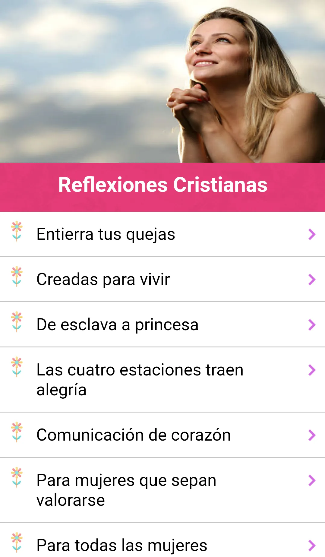 Mujer Cristiana Reflexiones | Indus Appstore | Screenshot