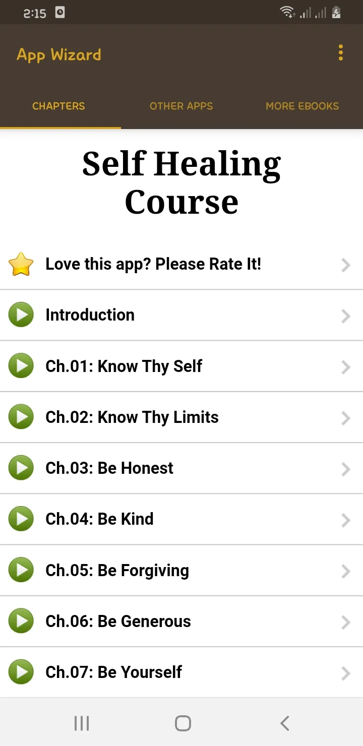 Self Healing Course | Indus Appstore | Screenshot