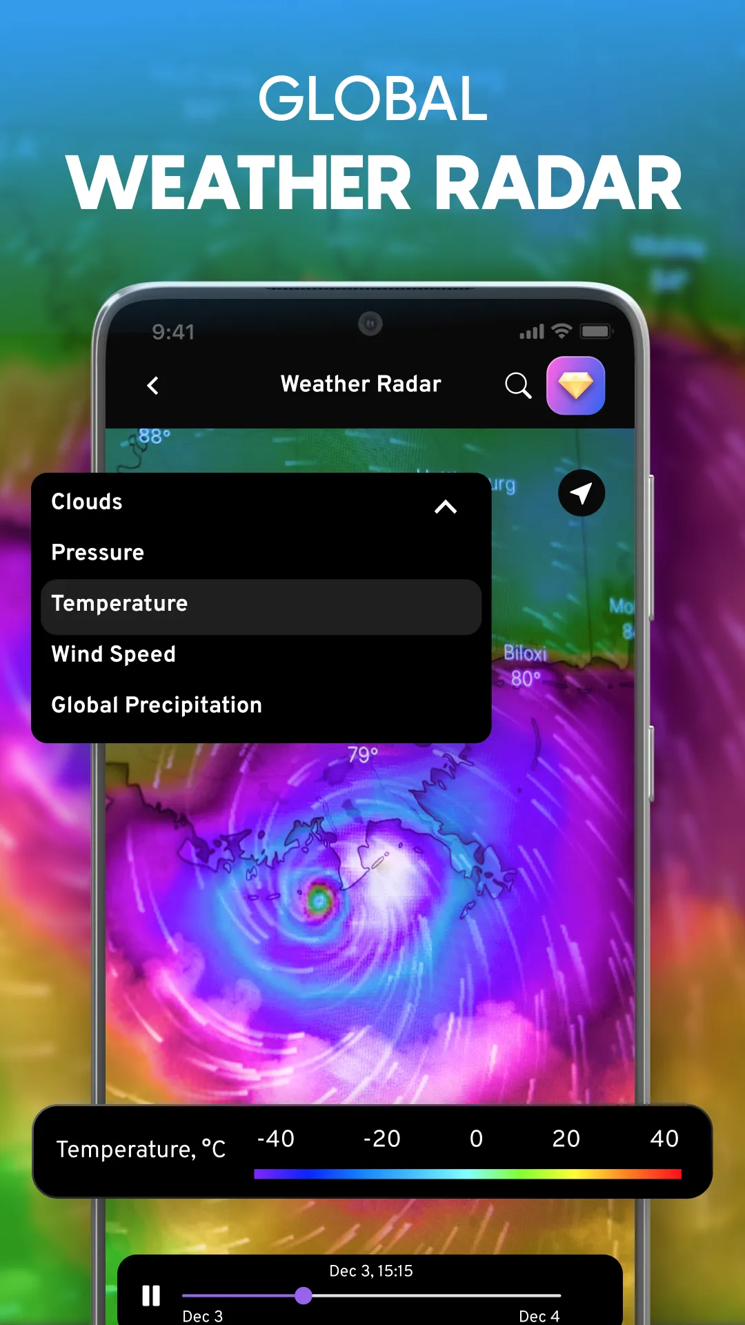 Weather Radar - Live Forecast | Indus Appstore | Screenshot