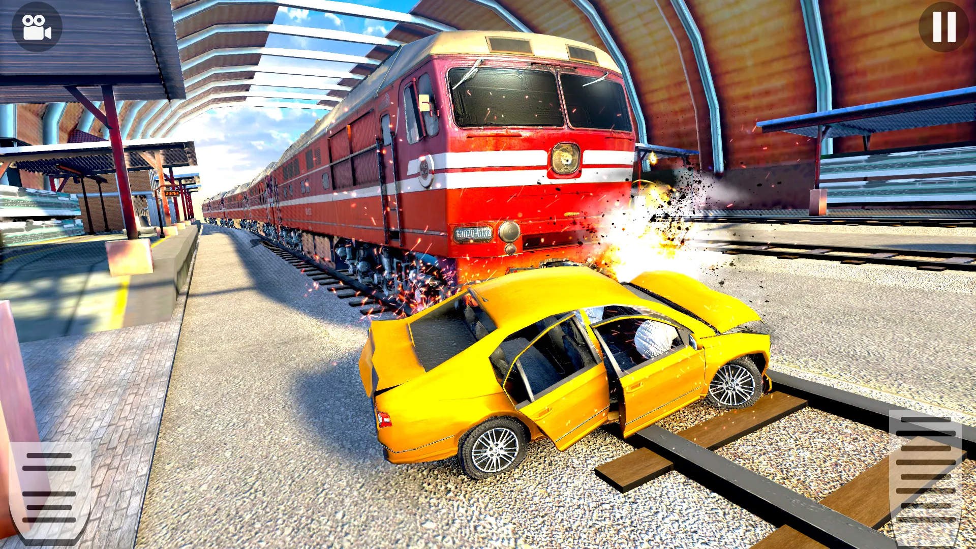 Train Car Crash Derby Game 3D | Indus Appstore | Screenshot