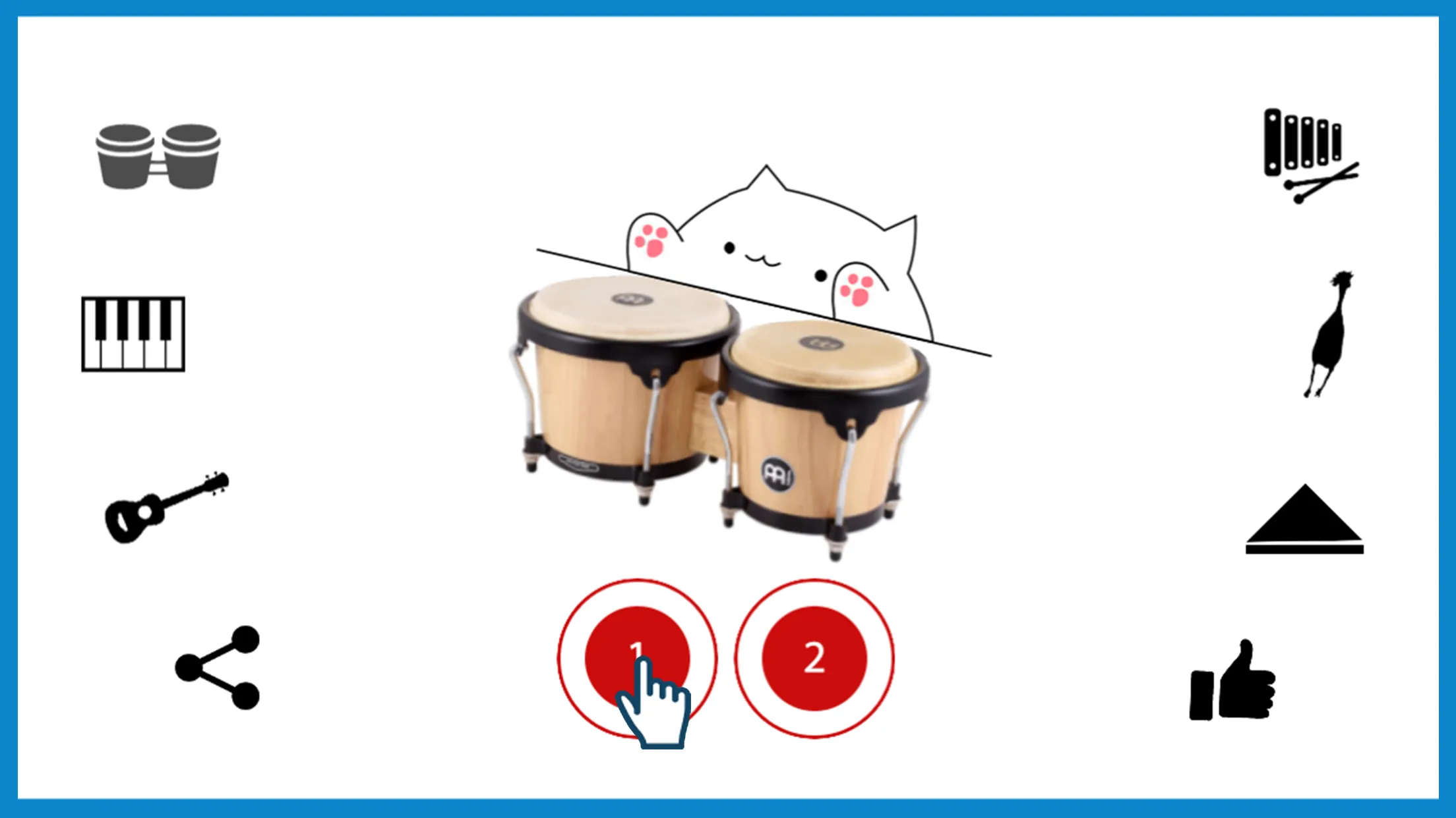 Bongo Cat Musical Instruments | Indus Appstore | Screenshot