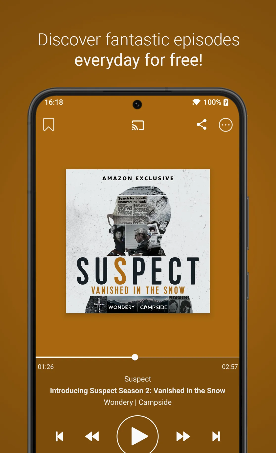 Podcast Go | Indus Appstore | Screenshot
