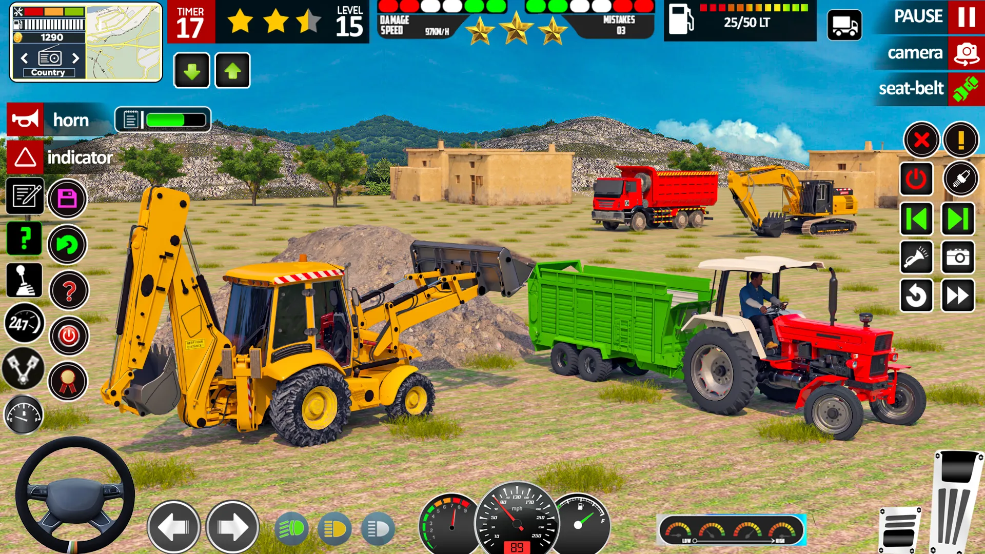 Indian Tractor Game Farming 3D | Indus Appstore | Screenshot