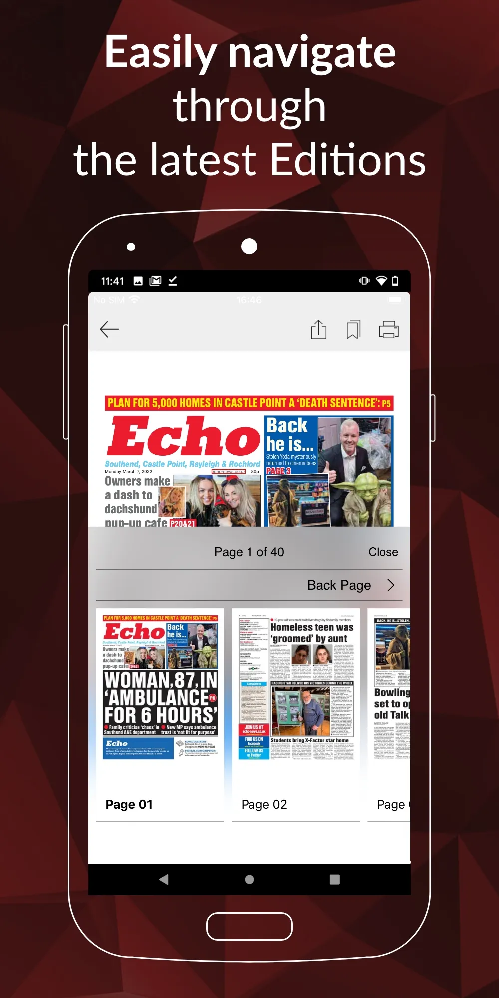 Echo News | Indus Appstore | Screenshot