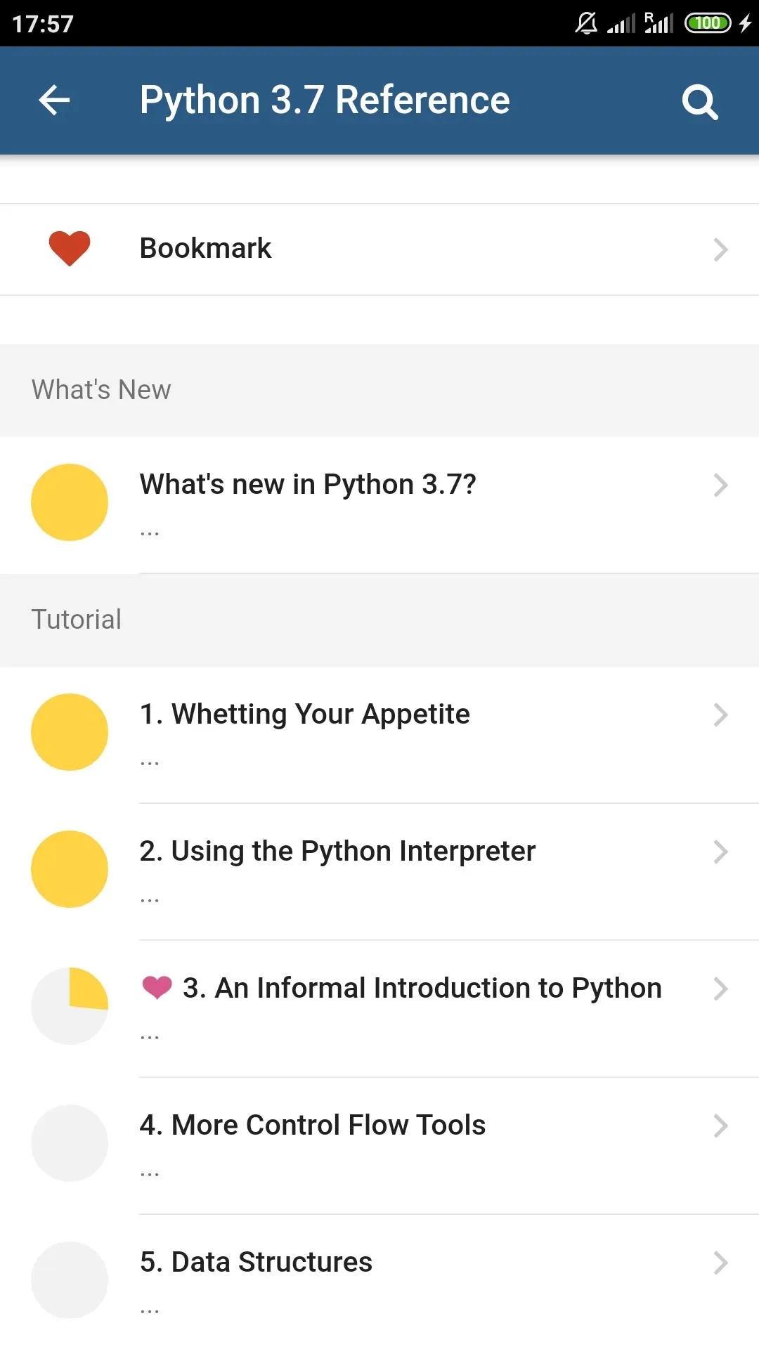 Python 3.7 Docs | Indus Appstore | Screenshot