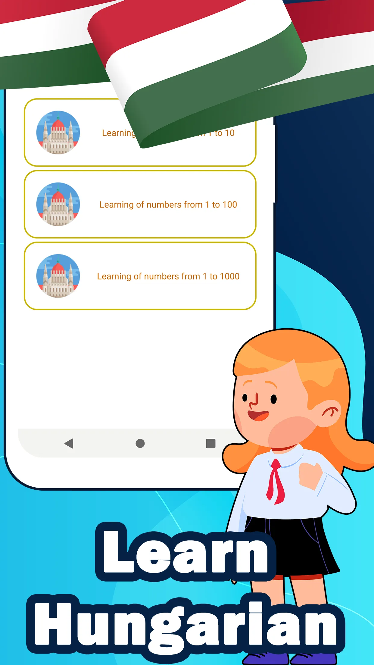 Numbers in Hungarian language | Indus Appstore | Screenshot