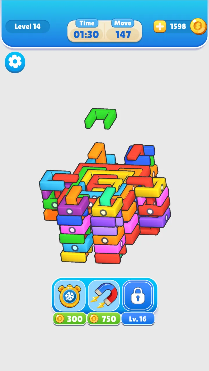 U Shape Puzzle | Indus Appstore | Screenshot