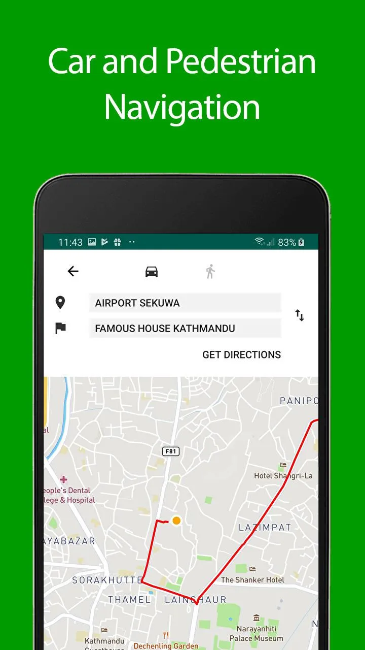 Kathmandu Offline Map and Trav | Indus Appstore | Screenshot