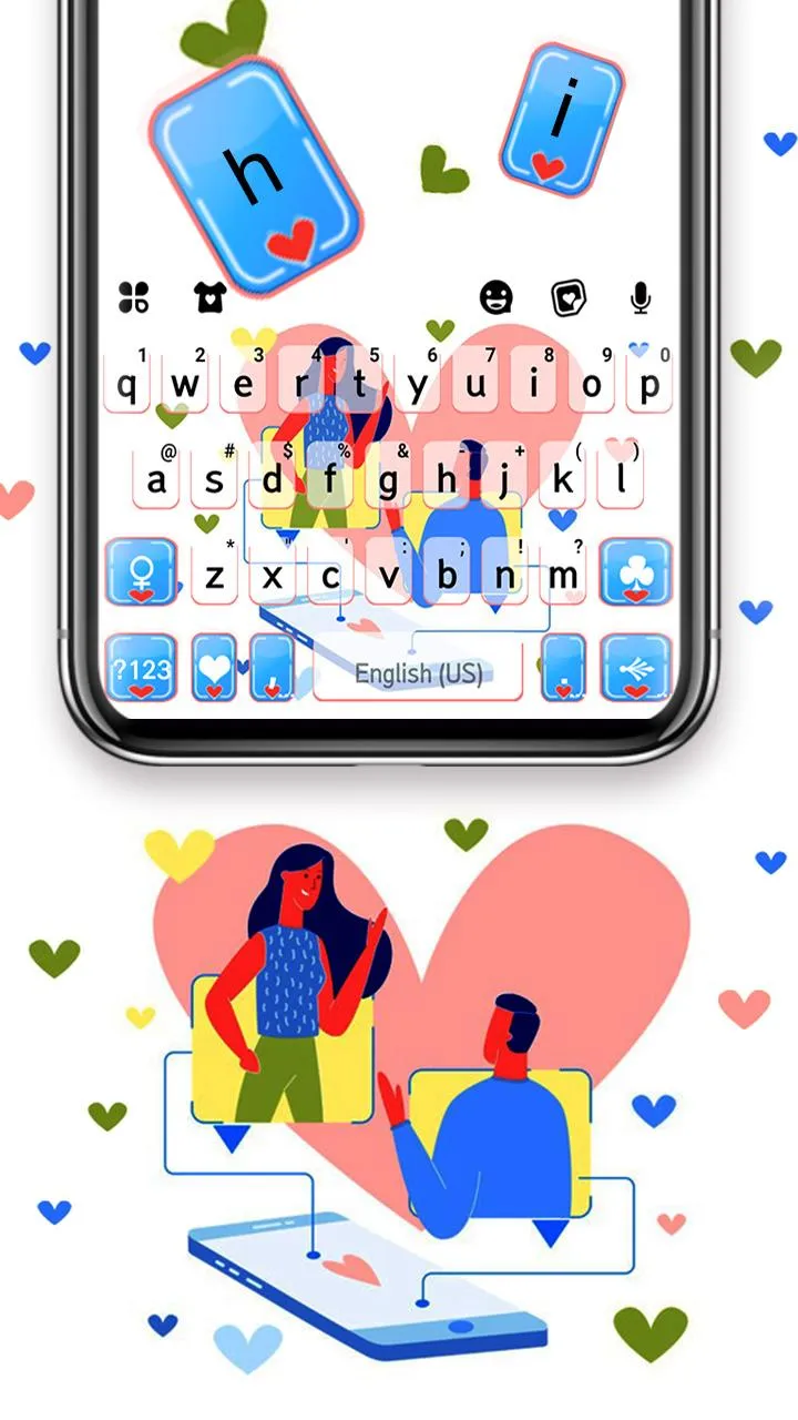 Chat for Dating Keyboard Backg | Indus Appstore | Screenshot