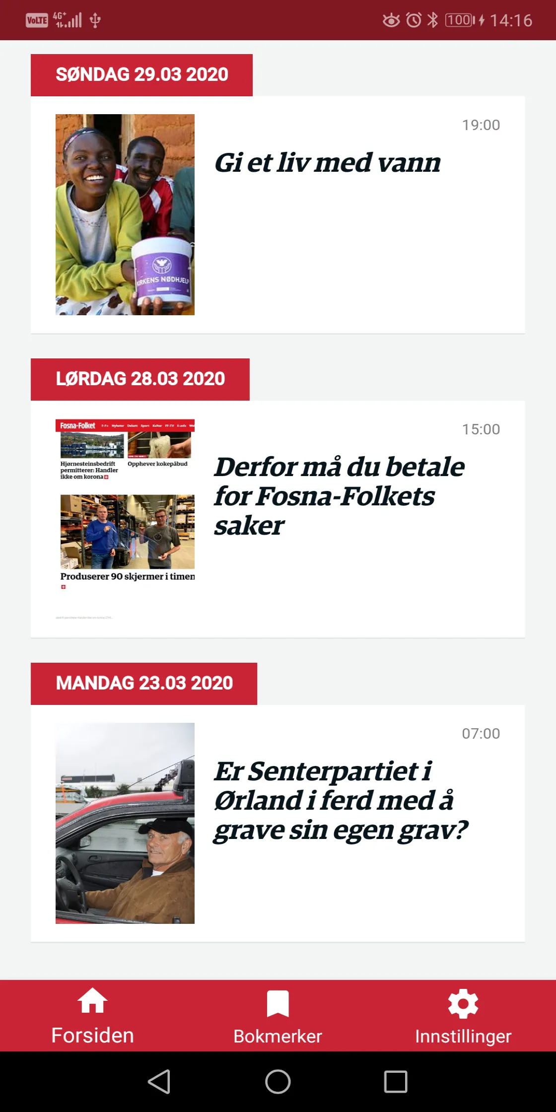 Fosna-Folket Nyheter | Indus Appstore | Screenshot