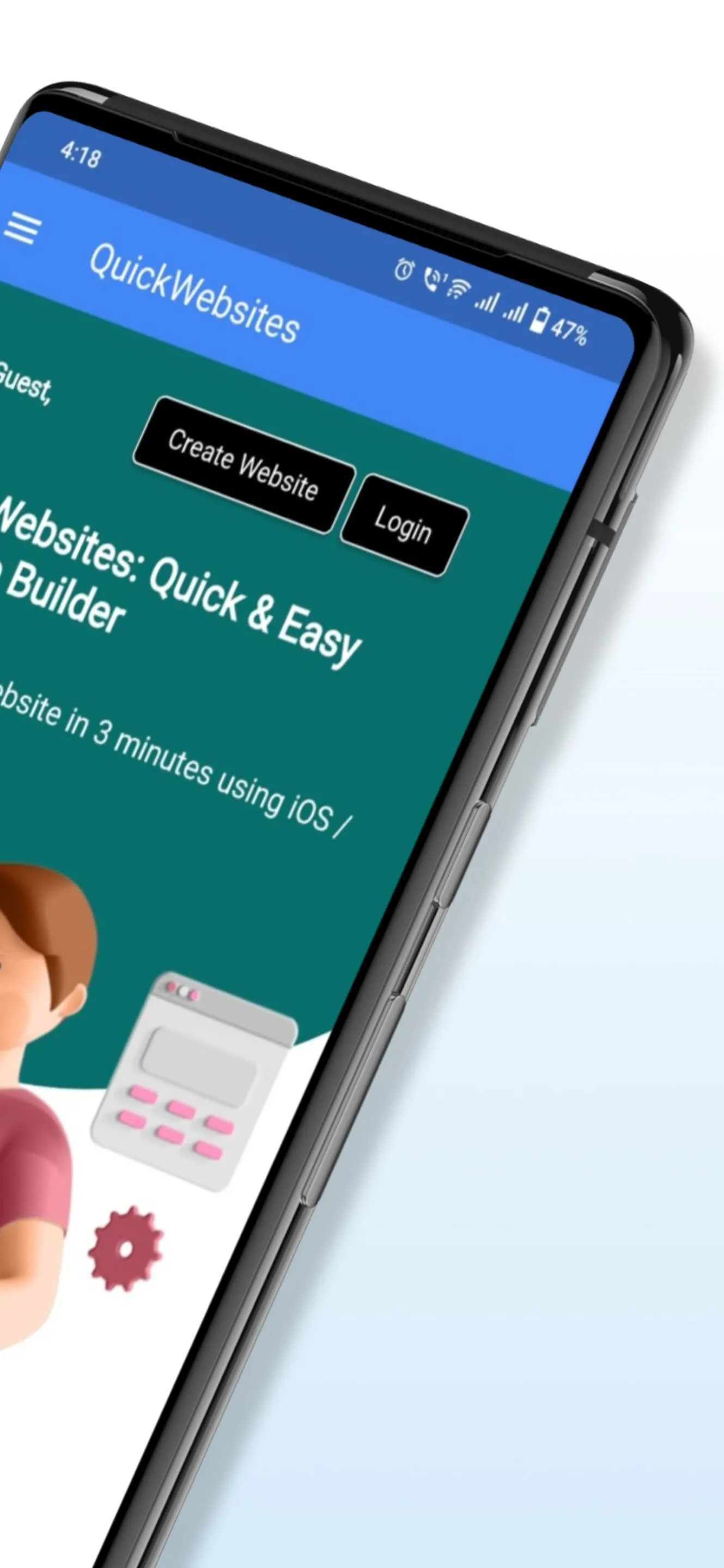 QuickWebsites: Website Builder | Indus Appstore | Screenshot