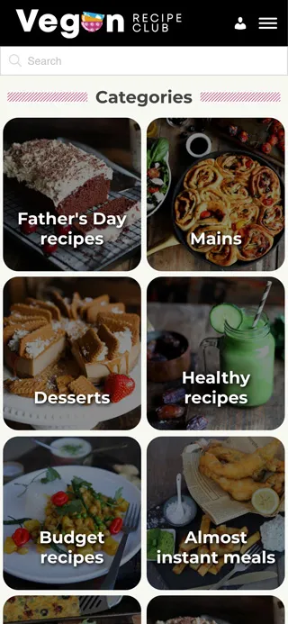 Vegan Recipe Club | Indus Appstore | Screenshot