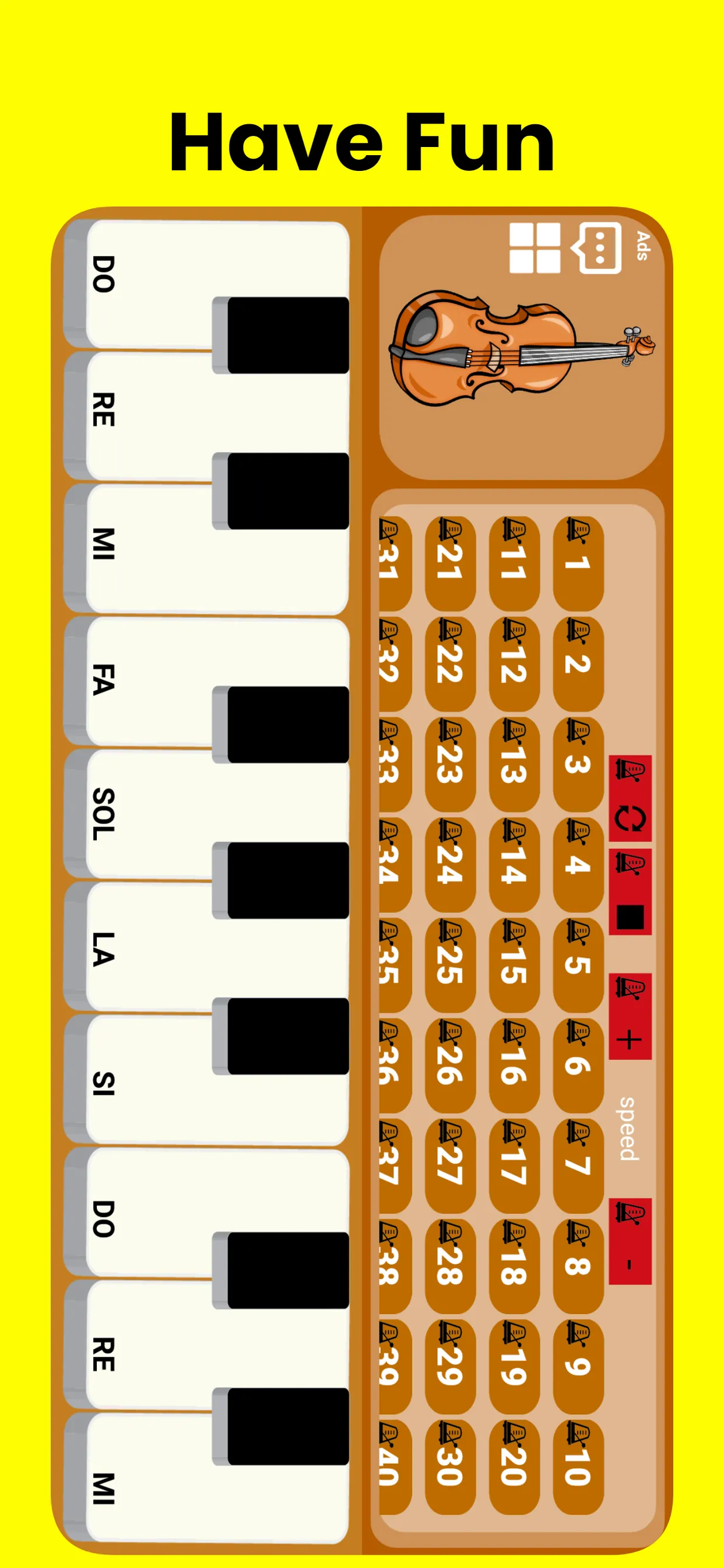 Violin keyboard | Indus Appstore | Screenshot