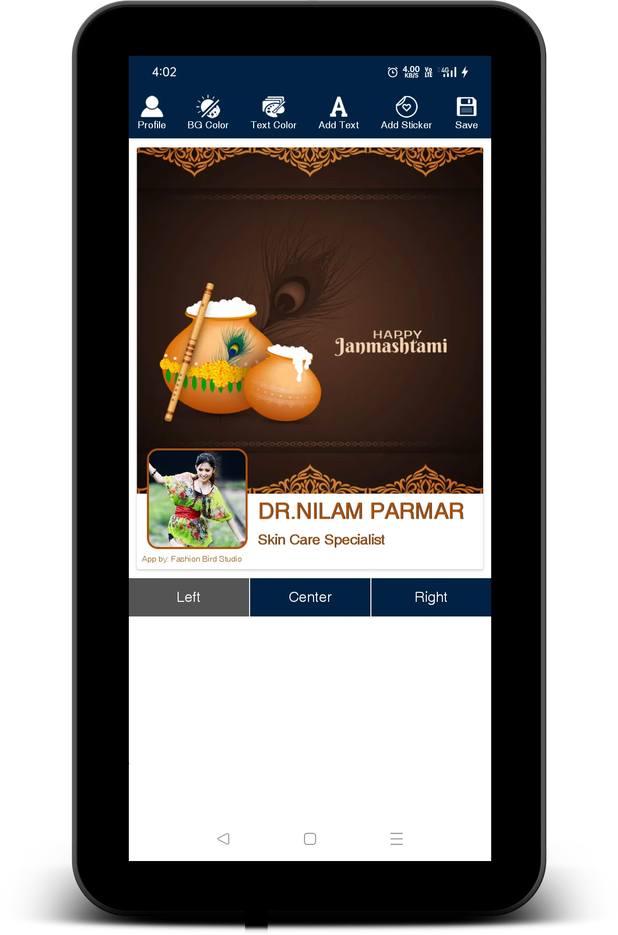 Janmashtami photo post maker | Indus Appstore | Screenshot