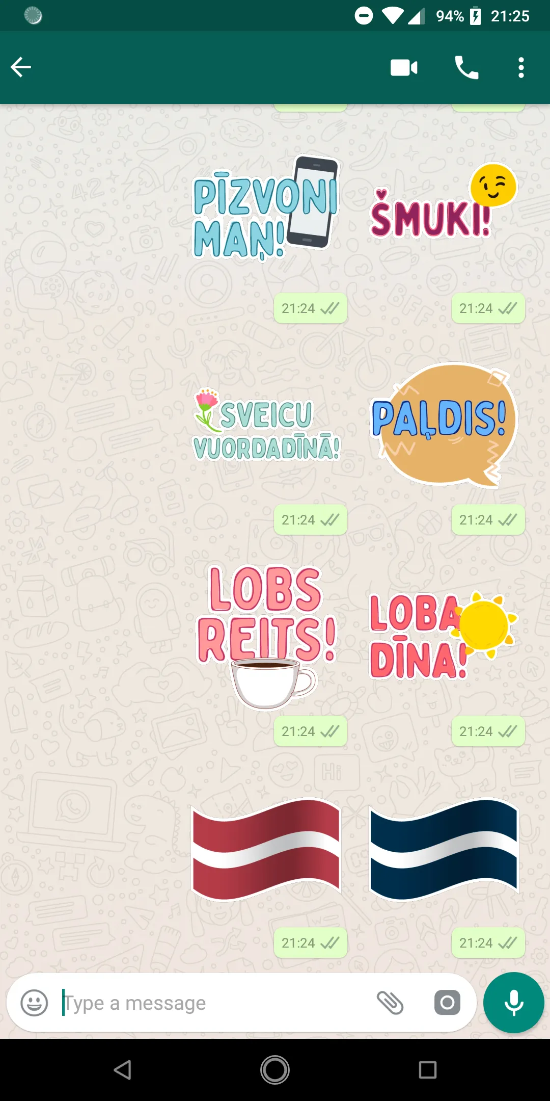 Latgalian Stickers | Indus Appstore | Screenshot