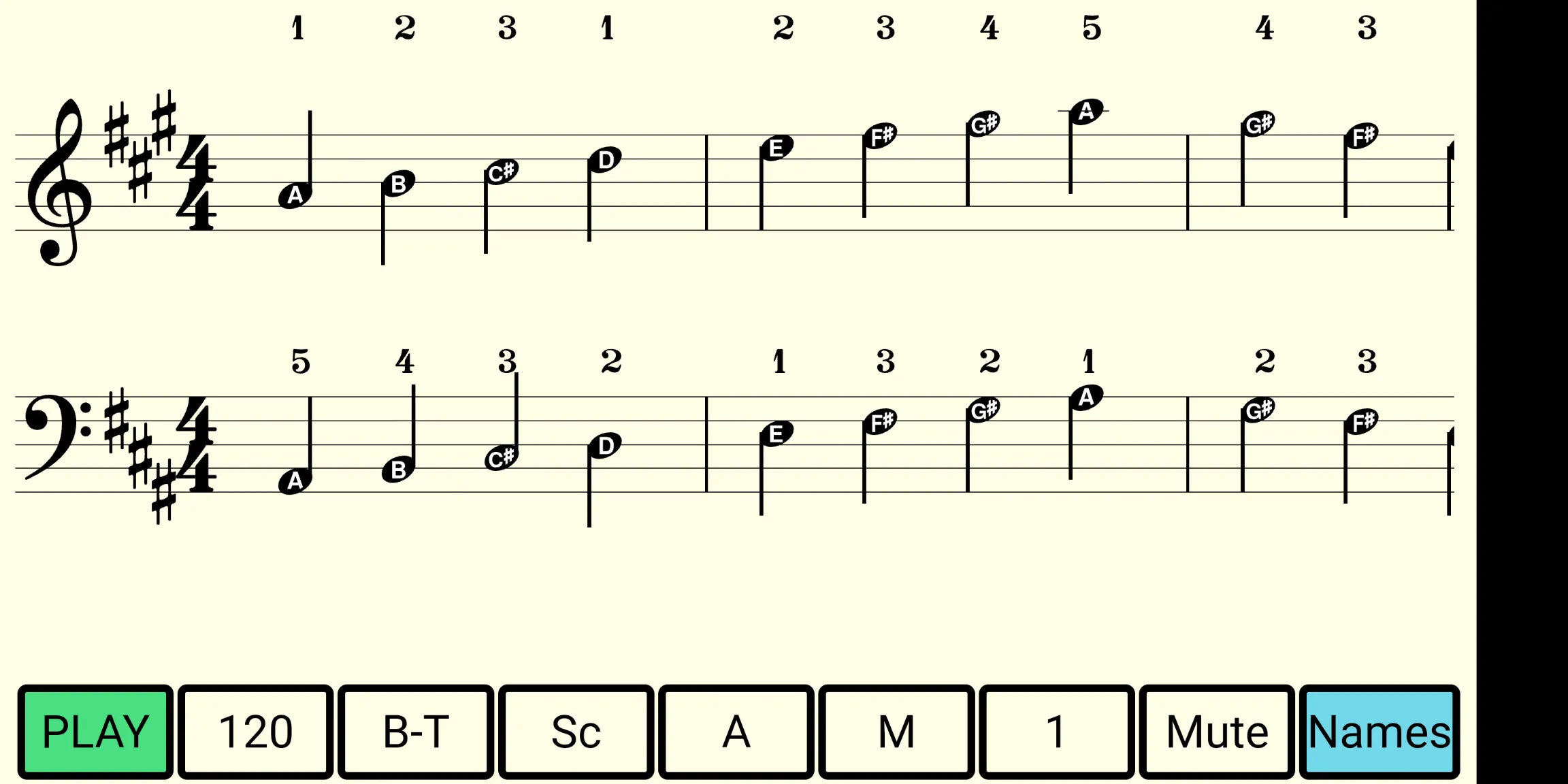 13 Hammers:  Scales and Chords | Indus Appstore | Screenshot