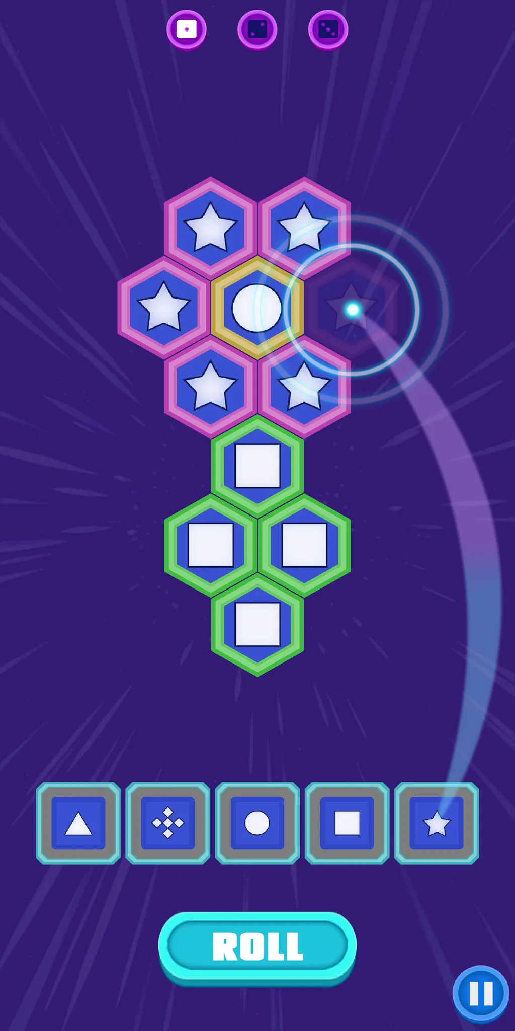 Hexa Dice - Hexagon Match Game | Indus Appstore | Screenshot