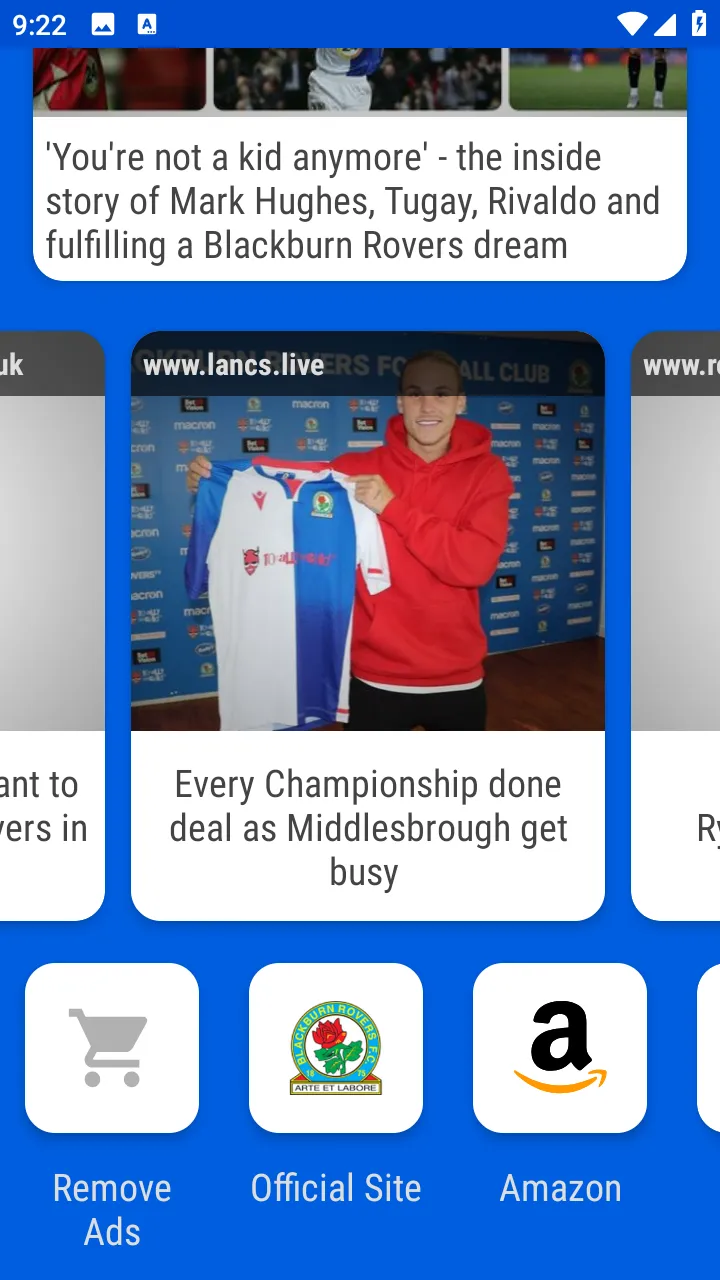 Blackburn Rovers Fan App | Indus Appstore | Screenshot