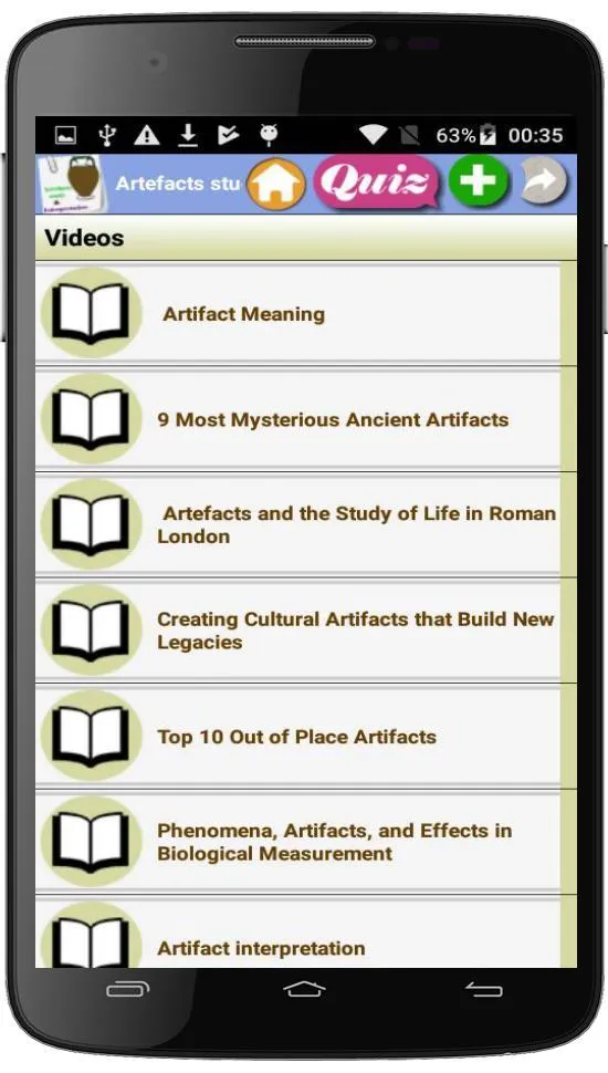 Artefacts study and Interpreta | Indus Appstore | Screenshot