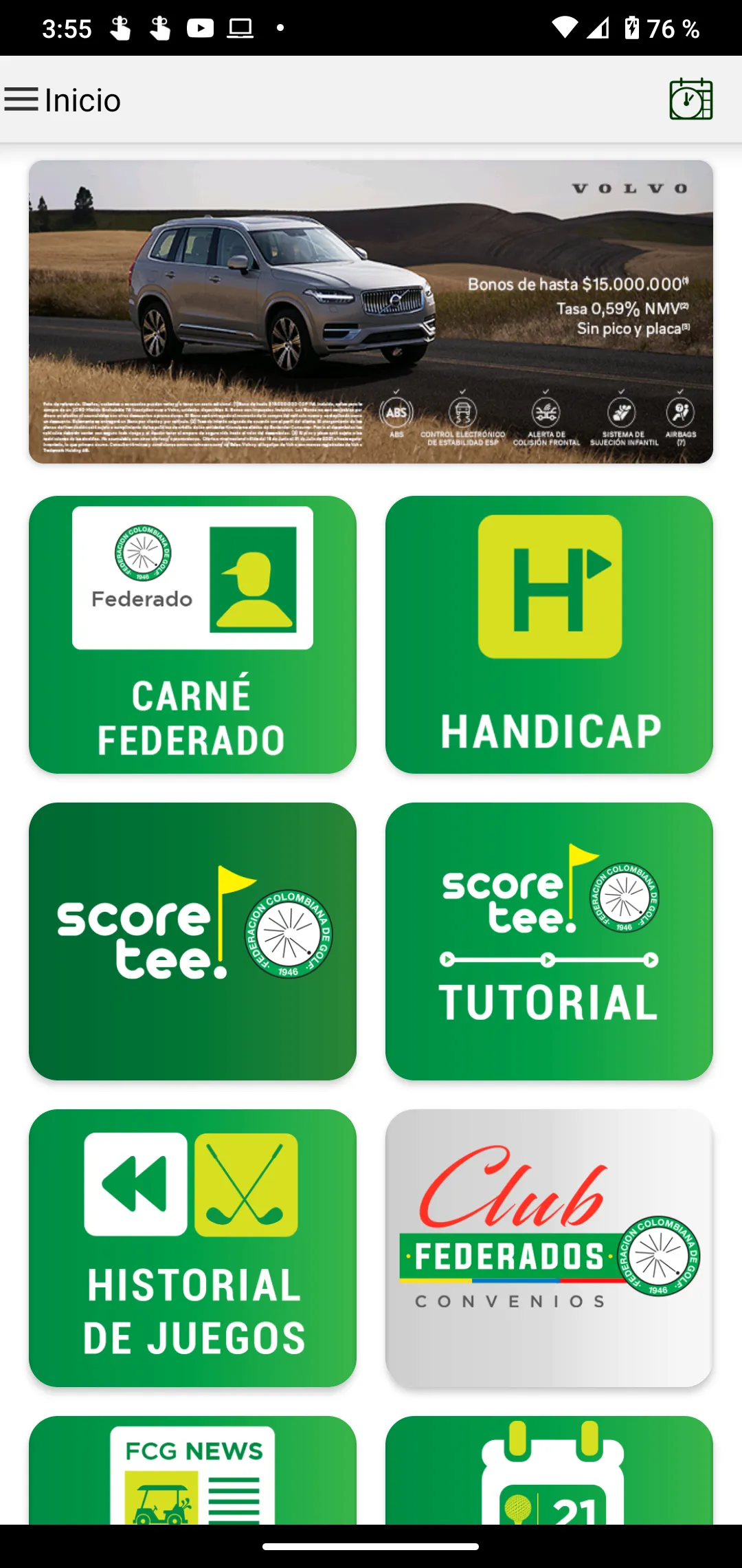 Fedegolf Total | Indus Appstore | Screenshot