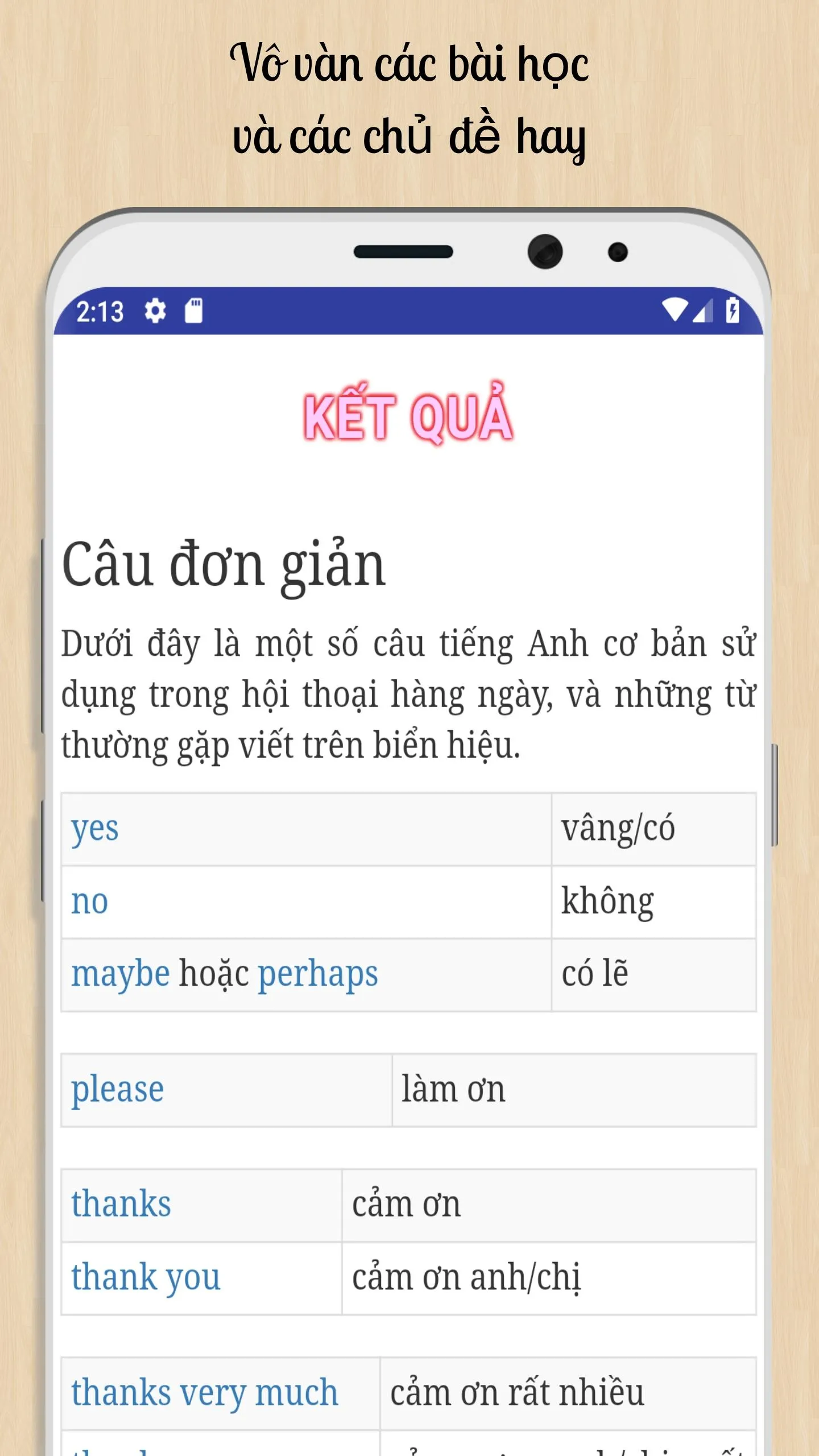 Tiếng Anh giao tiếp hàng ngày | Indus Appstore | Screenshot