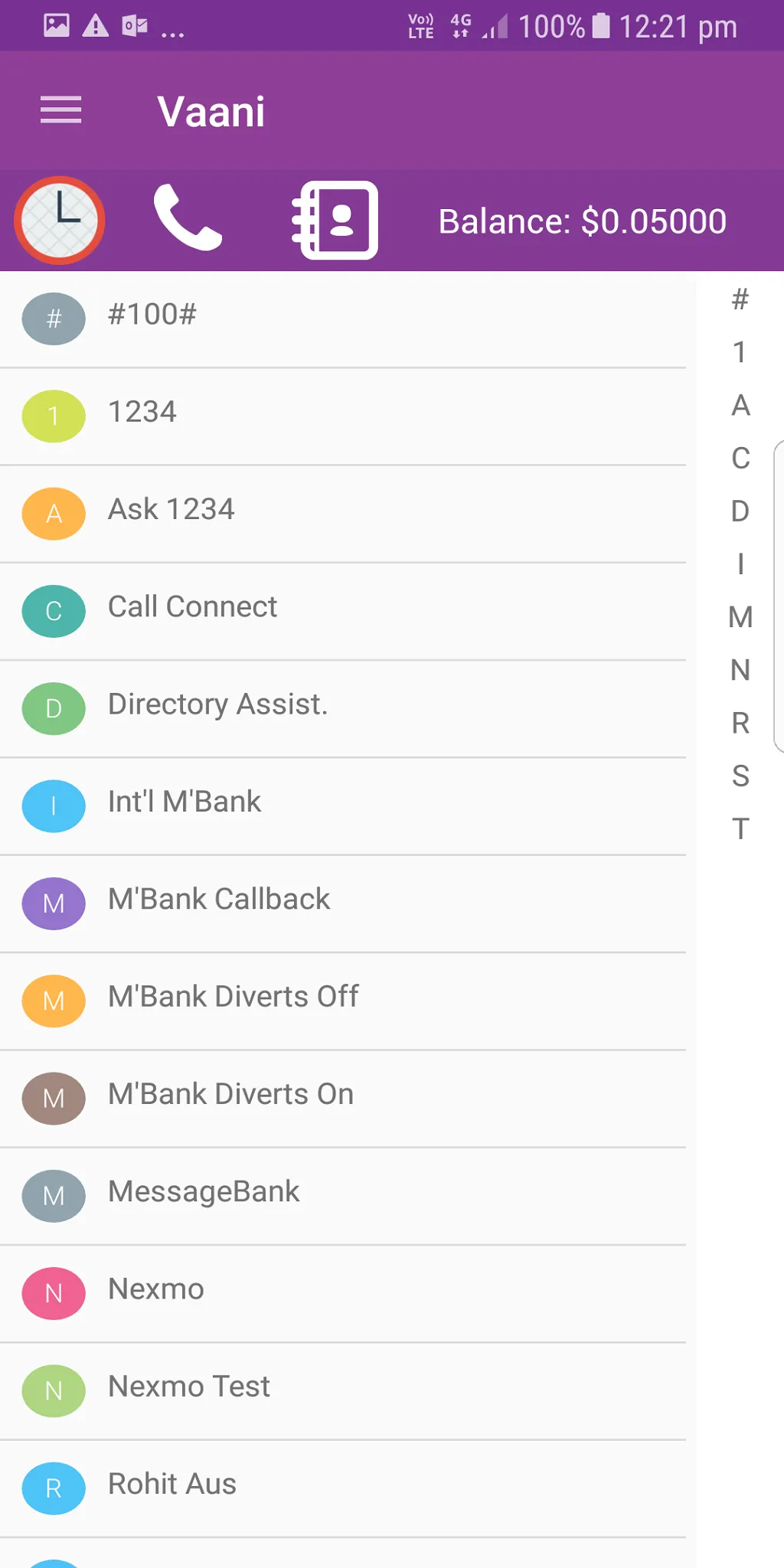 Vaani: Calling & Mobile Topup | Indus Appstore | Screenshot