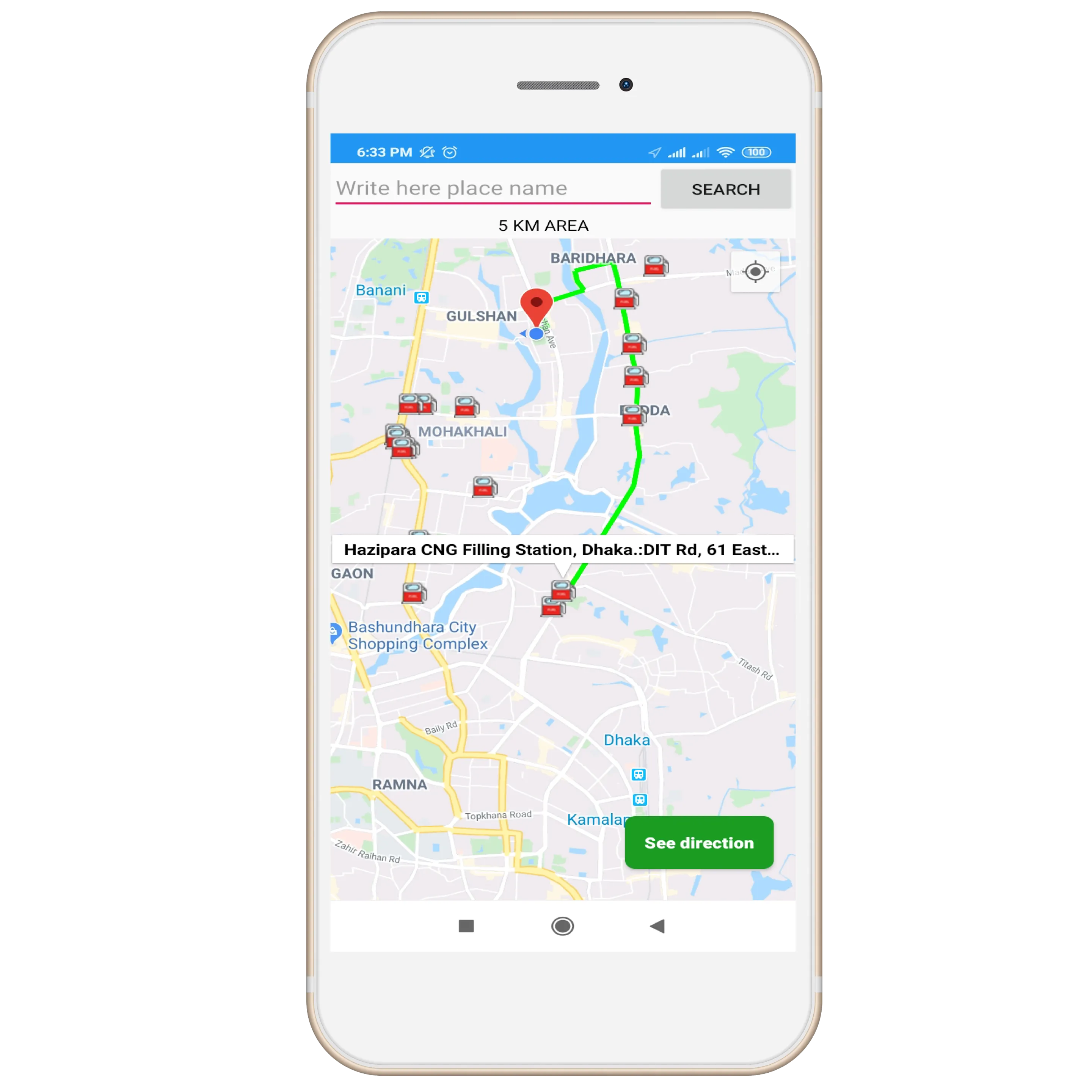 Gas Station Finder | Indus Appstore | Screenshot