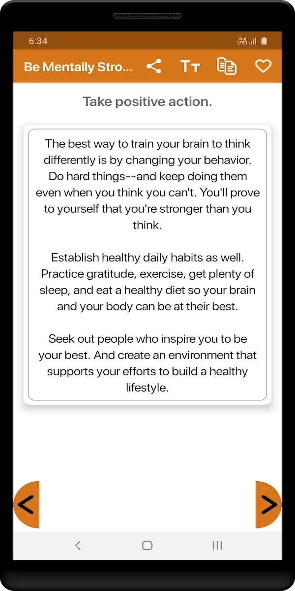 Be Mentally Strong Tips | Indus Appstore | Screenshot