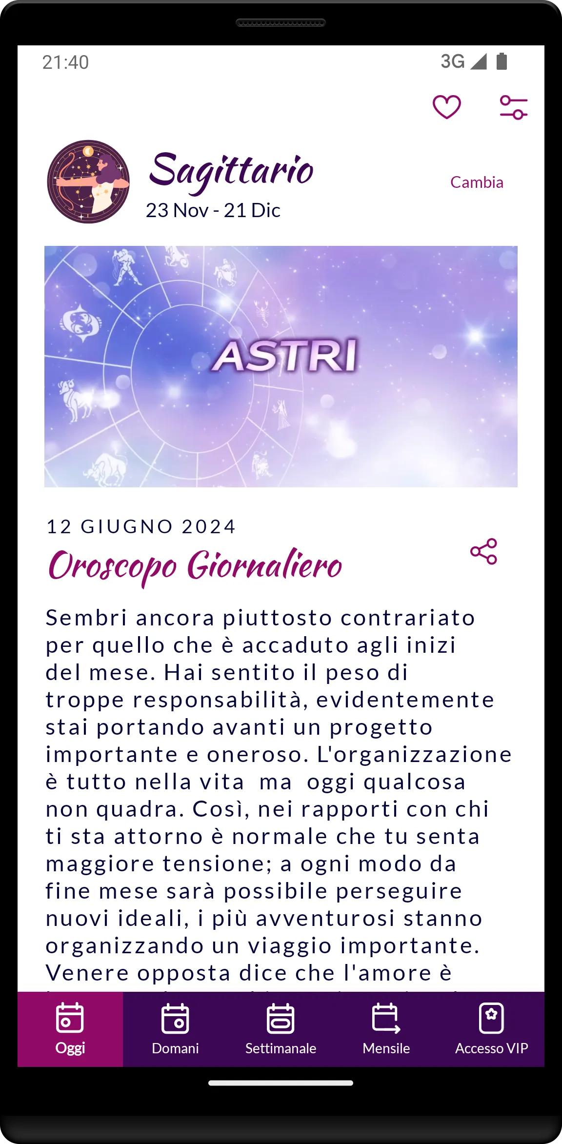 Astri di Paolo Fox - Oroscopo | Indus Appstore | Screenshot