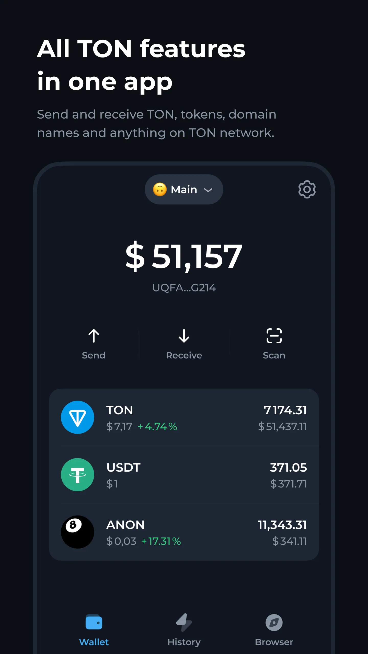 Tonkeeper — TON Wallet | Indus Appstore | Screenshot